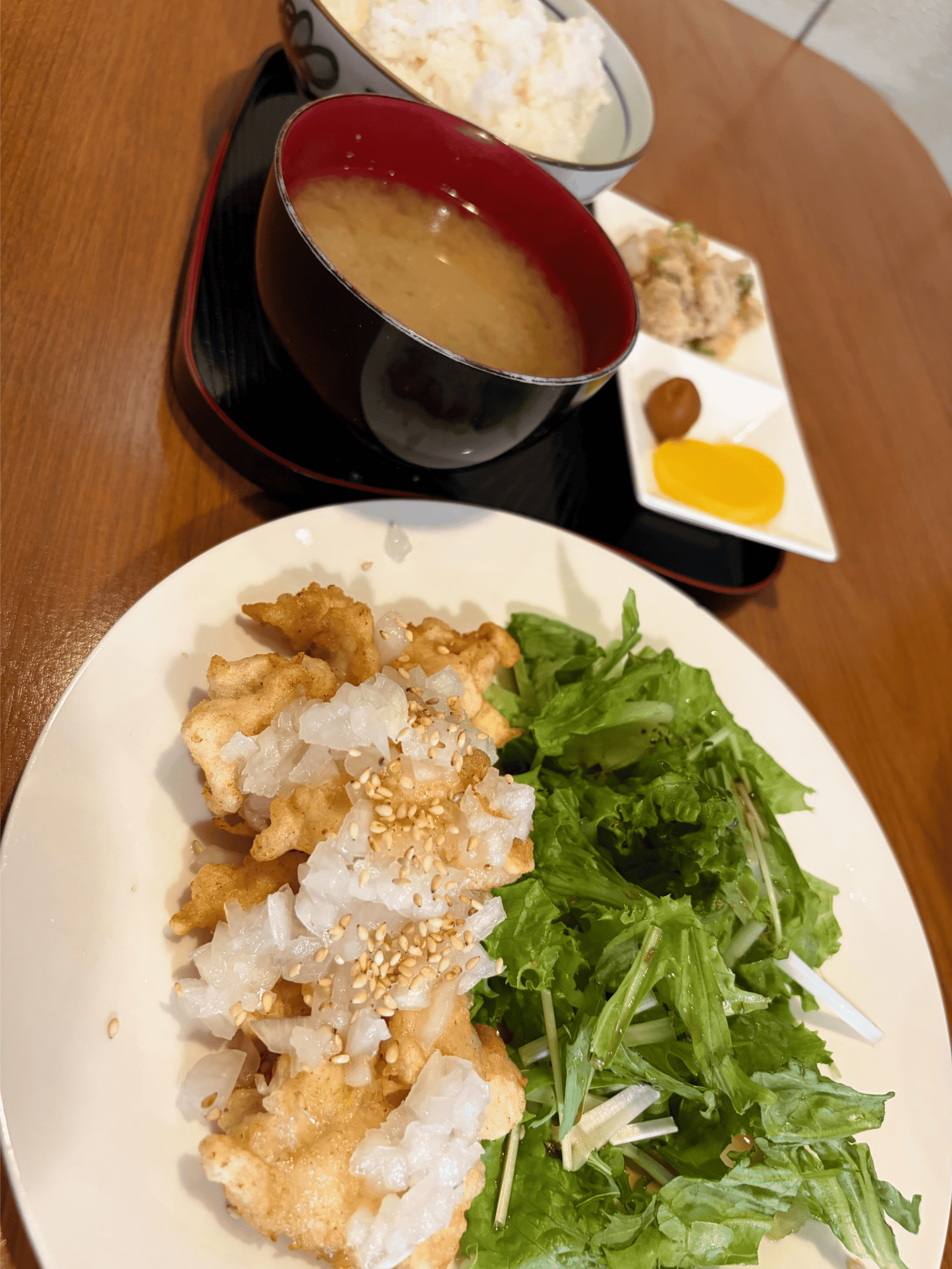 1733MCのチキンタツタの塩レモン定食